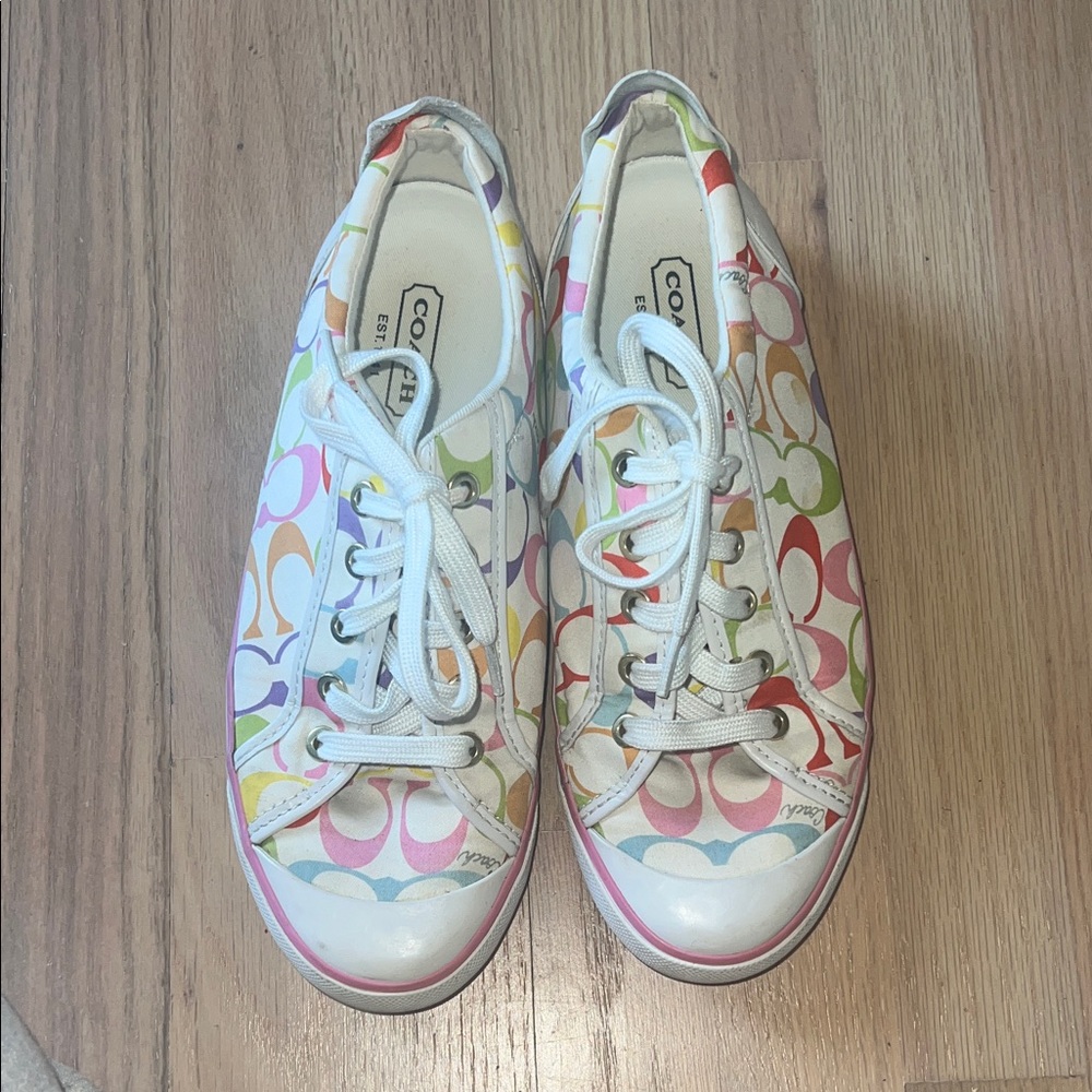 Coach Multicolor Patterned Sneakers - image 1